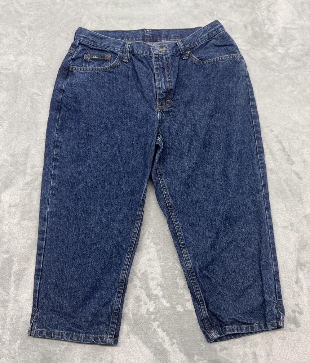 Blu Jeans Straight Relaxed Womens Capri Medium 14M Y2K